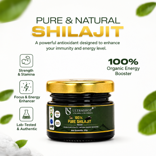 UltraShot Pure Himalayan Shilajit Resin Pack of 3 (20g Each) - Image 3