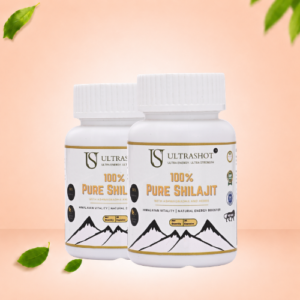 UltraShot Pure Shilajit Capsules (Pack of 2 )