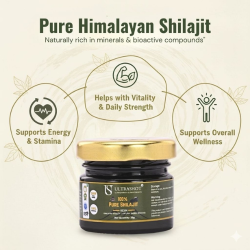 UltraShot Pure Himalayan Shilajit Resin (100% Natural & Original) - Image 2